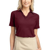 Ladies Silk Touch Piped Polo