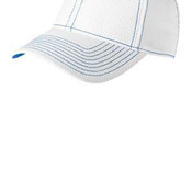 Performance Mesh Contrast Stitch Cap